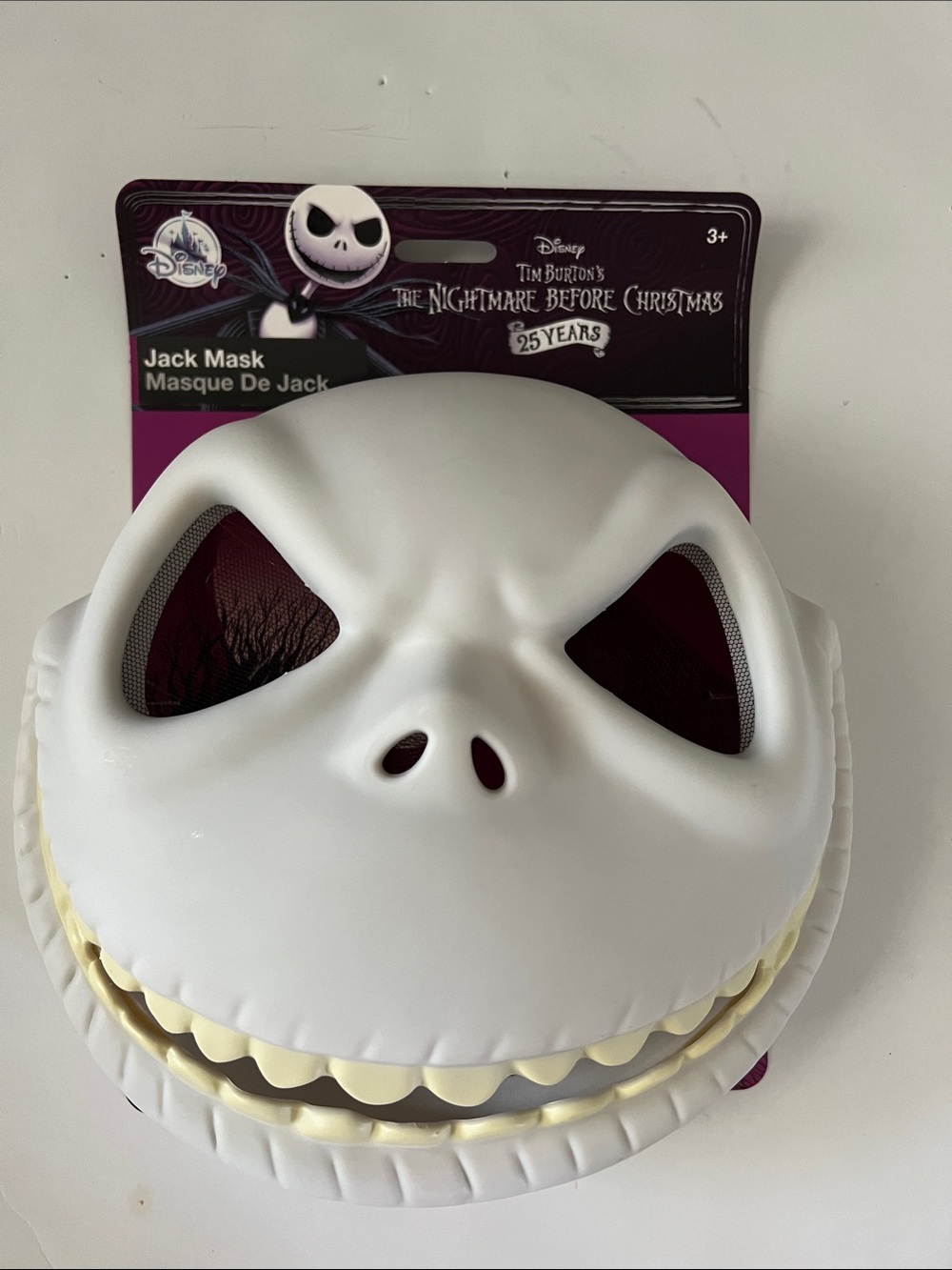Disney The Nightmare Before Christmas Jack White Face Mask